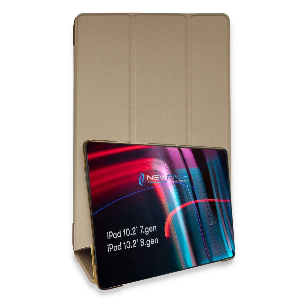 Apple İpad 10.2 (7.nesil) Kılıf Tablet Smart Kılıf - Gold
