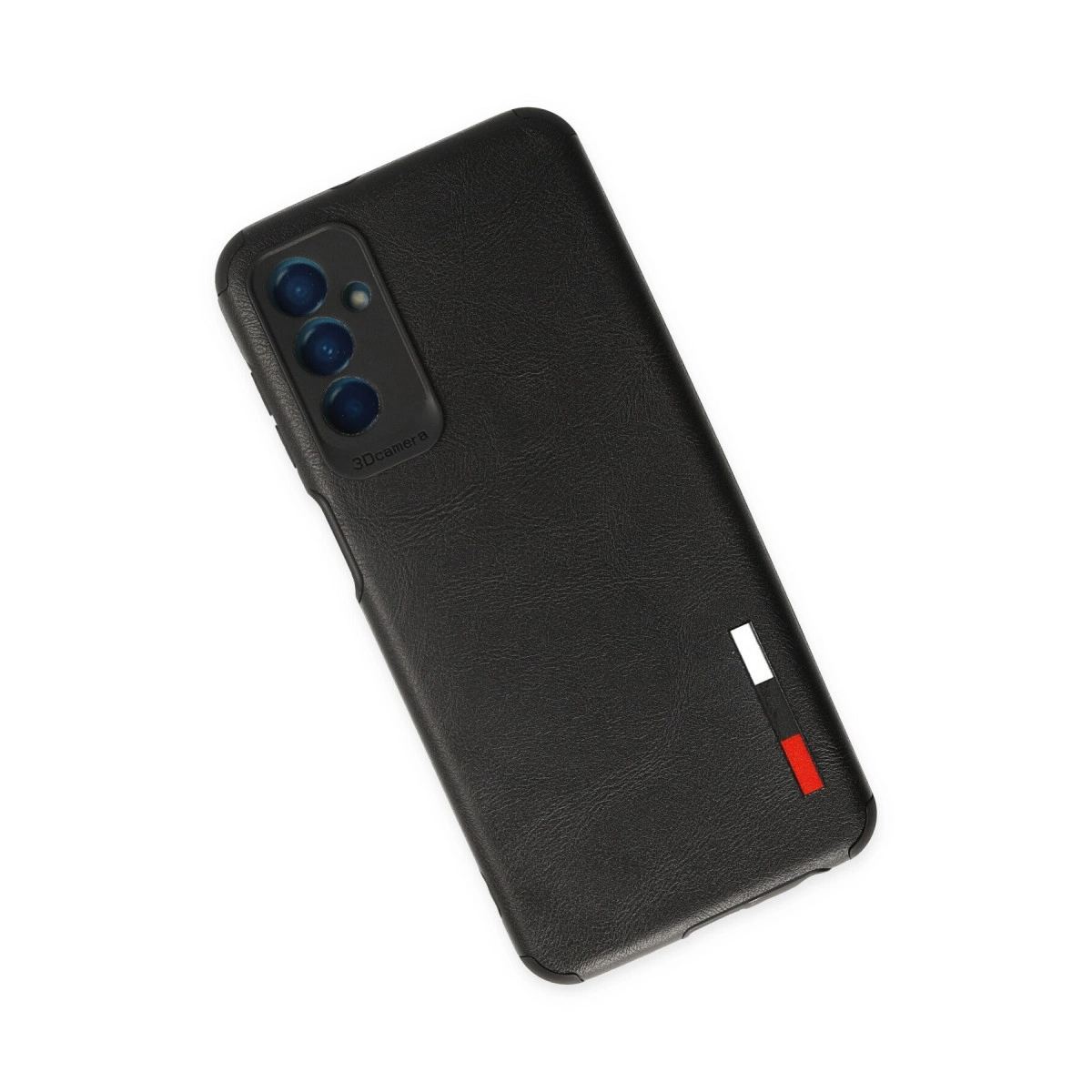 Samsung Galaxy M13 Kılıf Loop Deri Silikon - Siyah