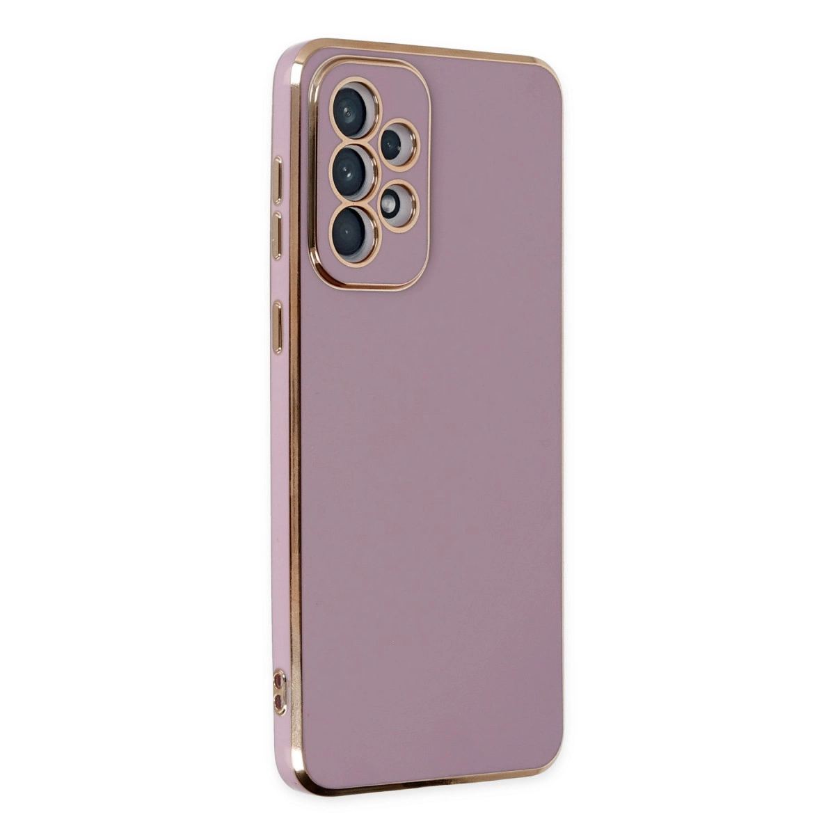 Samsung Galaxy A73 5g Kılıf Volet Silikon - Mor