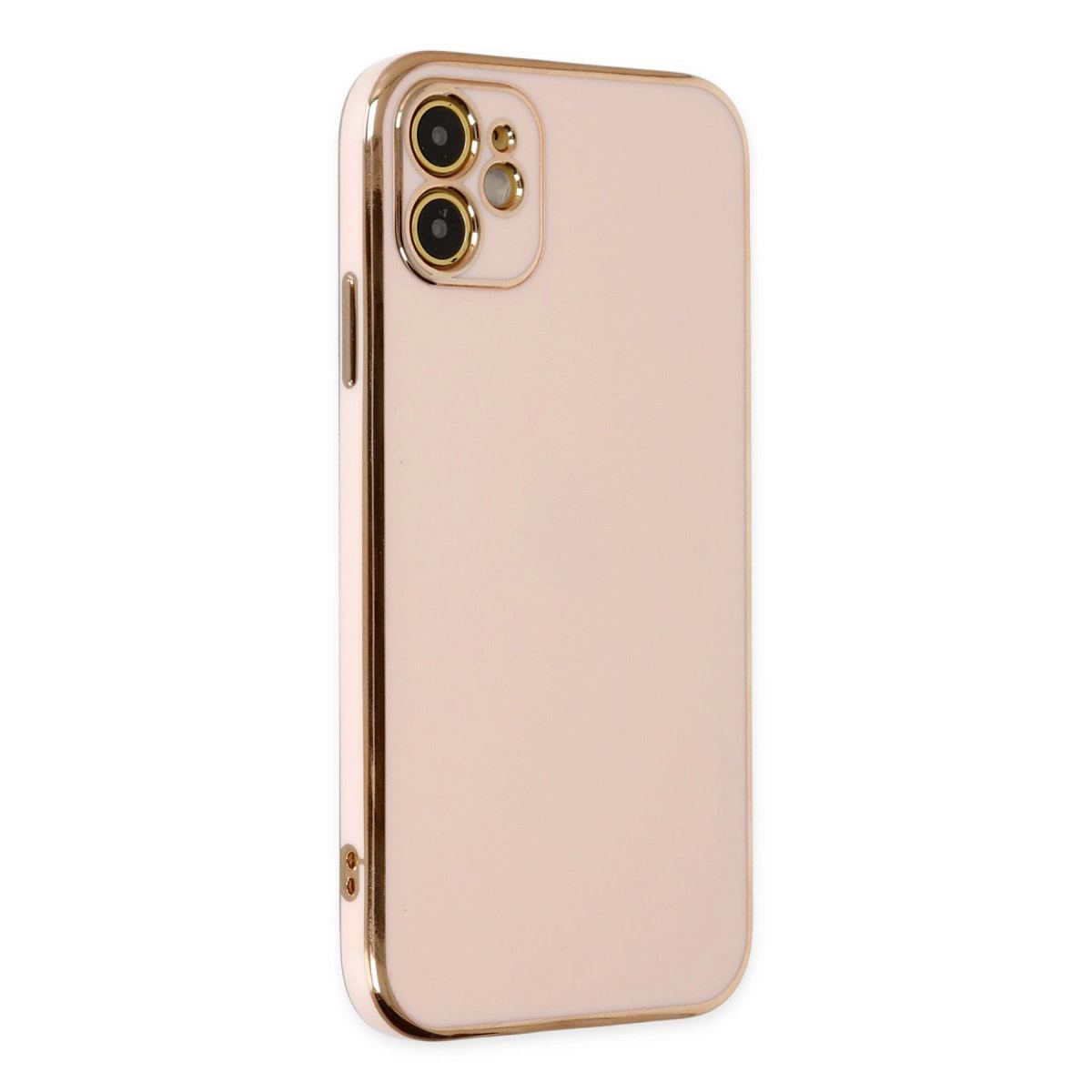 Apple İphone 12 Kılıf Volet Silikon - Pembe