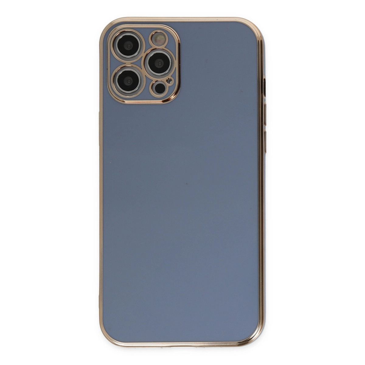 Apple İphone 12 Pro Kılıf Volet Silikon - Mavi