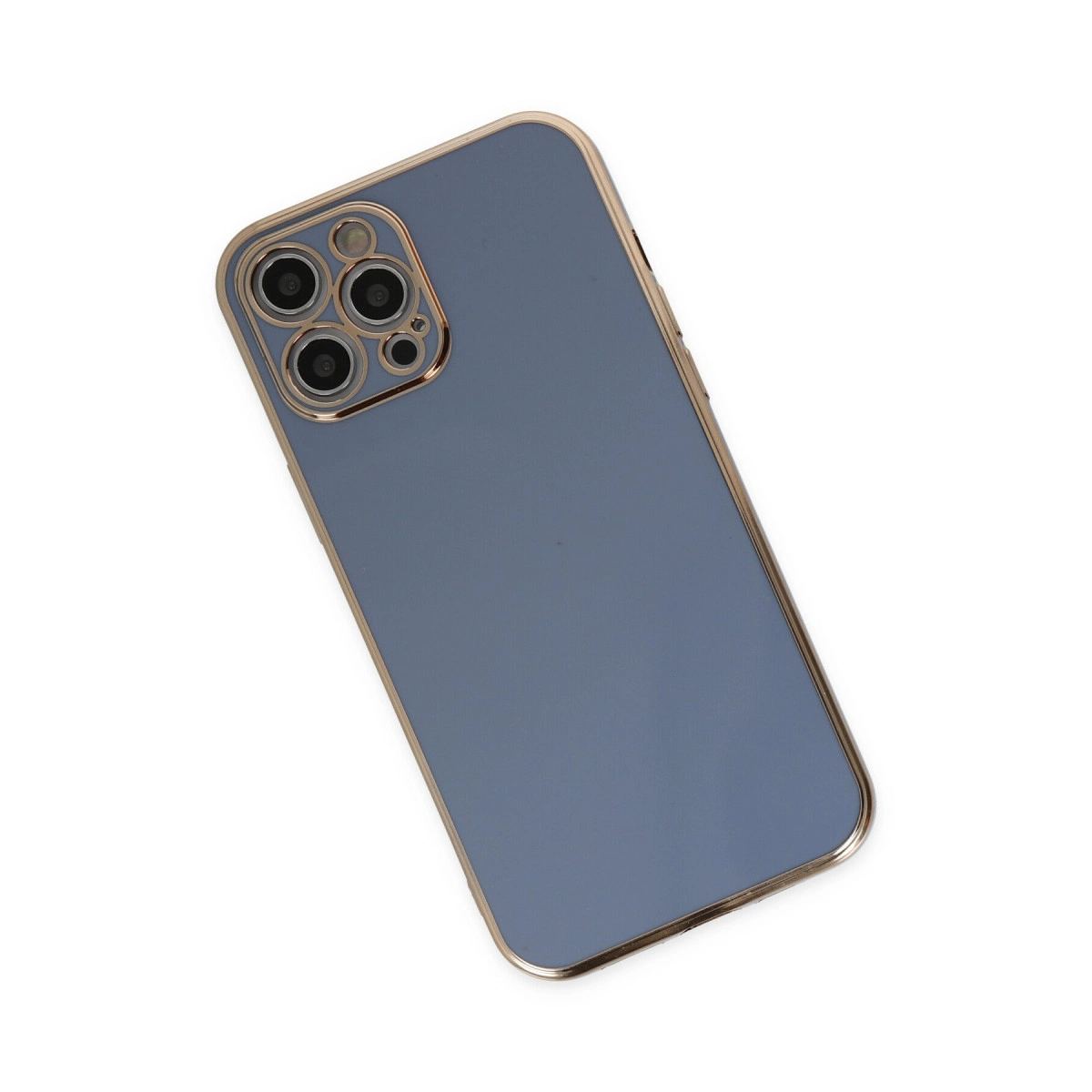 Apple İphone 12 Pro Kılıf Volet Silikon - Mavi