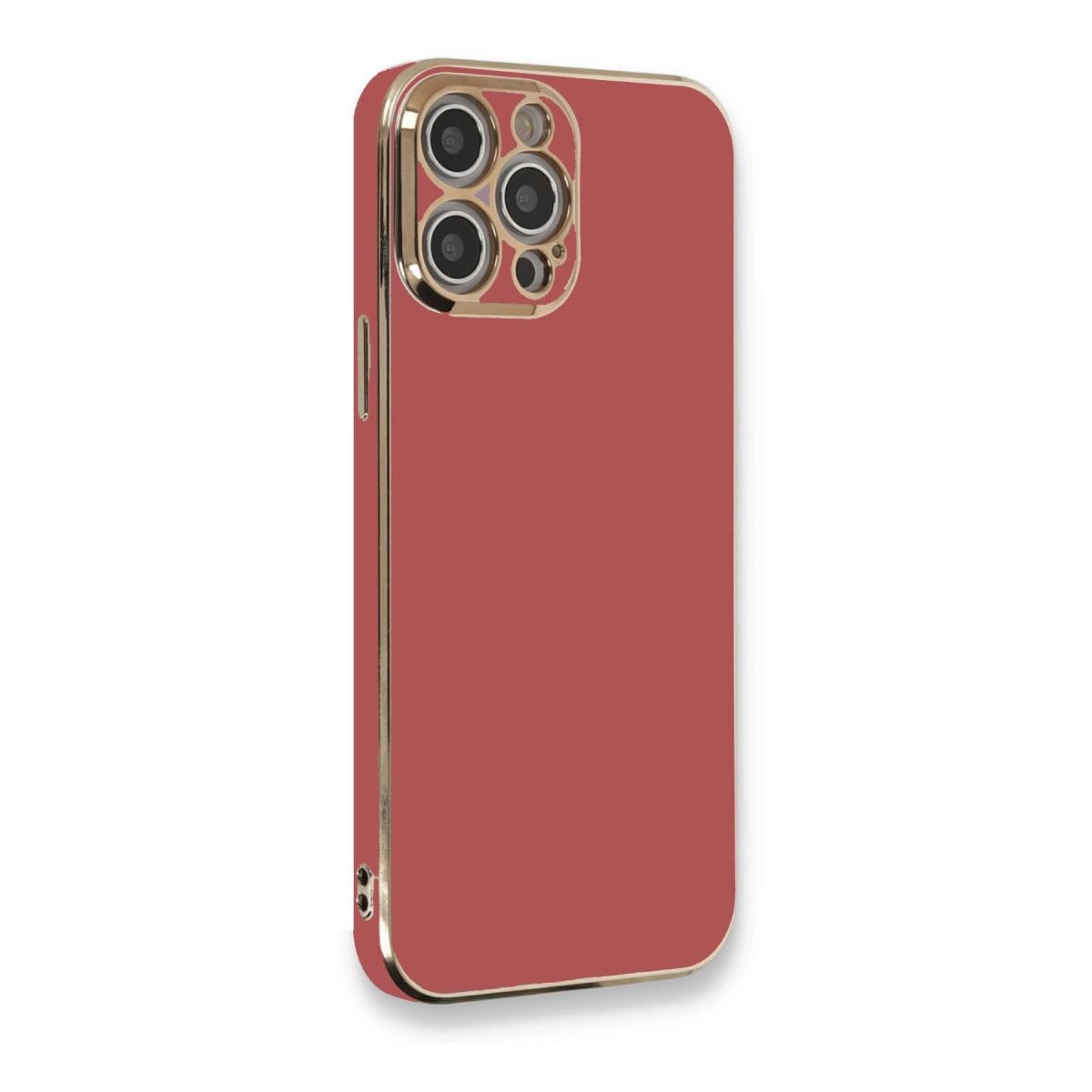 Apple İphone 12 Pro Kılıf Volet Silikon - Kırmızı
