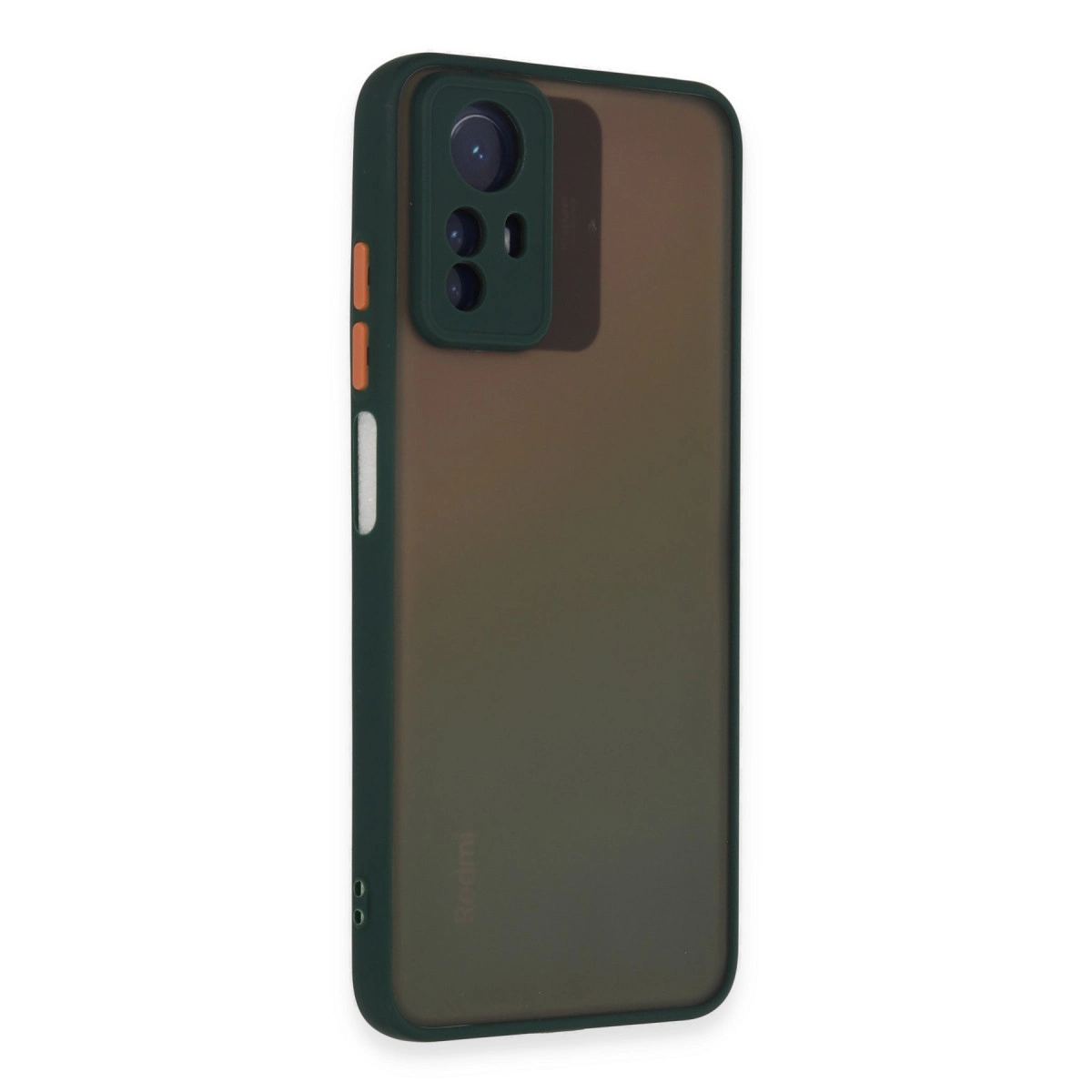 Xiaomi Redmi Note 12s Kılıf Montreal Silikon Kapak - Yeşil