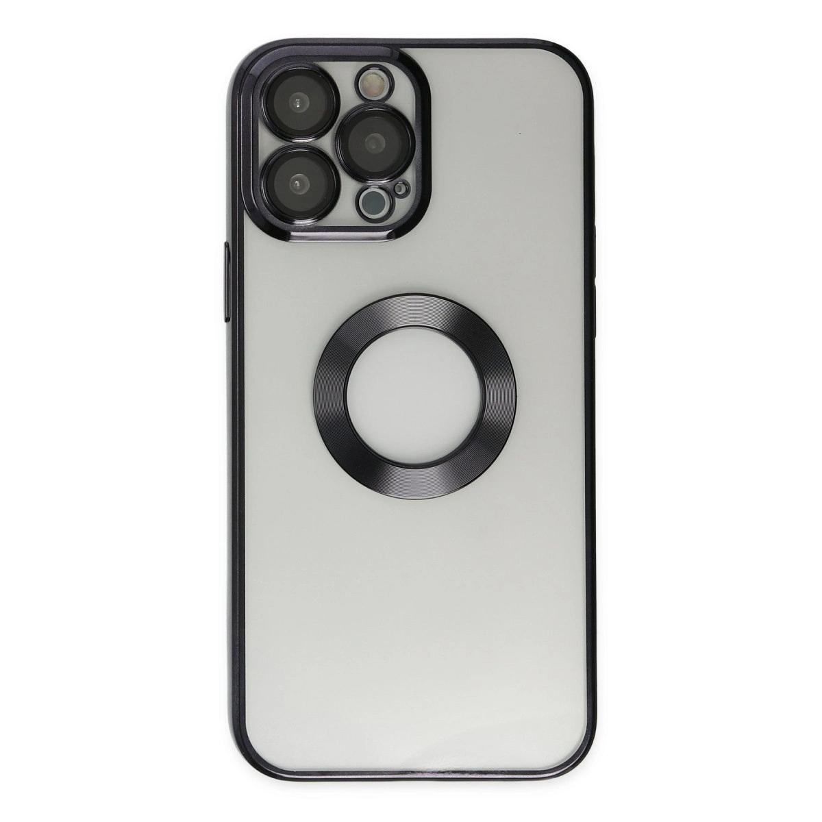 Apple İphone 13 Pro Max Kılıf Slot Silikon - Siyah