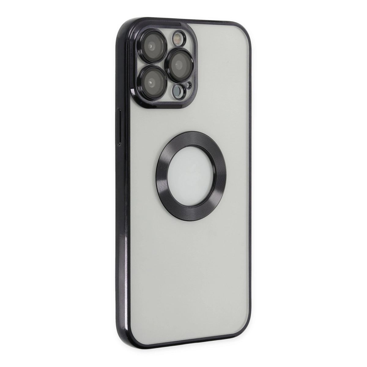 Apple İphone 13 Pro Max Kılıf Slot Silikon - Siyah
