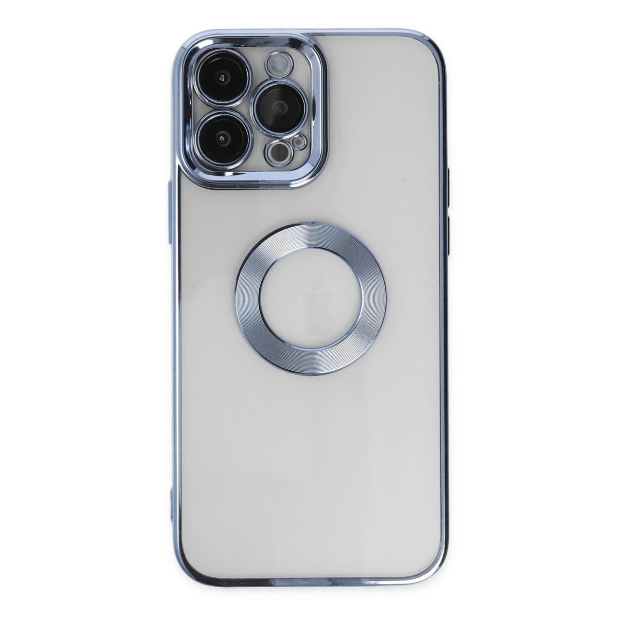 Apple İphone 14 Pro Kılıf Slot Silikon - Sierra Blue