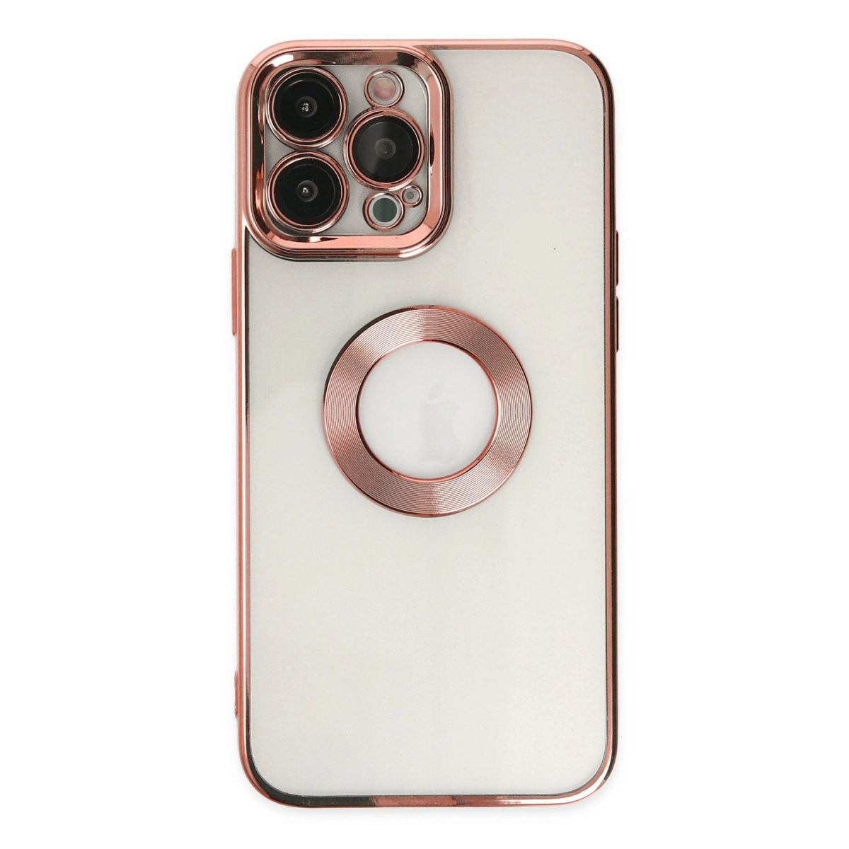 Apple İphone 14 Pro Kılıf Slot Silikon - Rose Gold