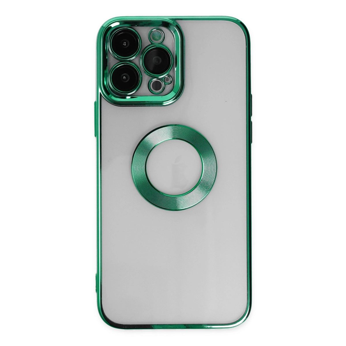 Apple İphone 14 Pro Kılıf Slot Silikon - Köknar Yeşili