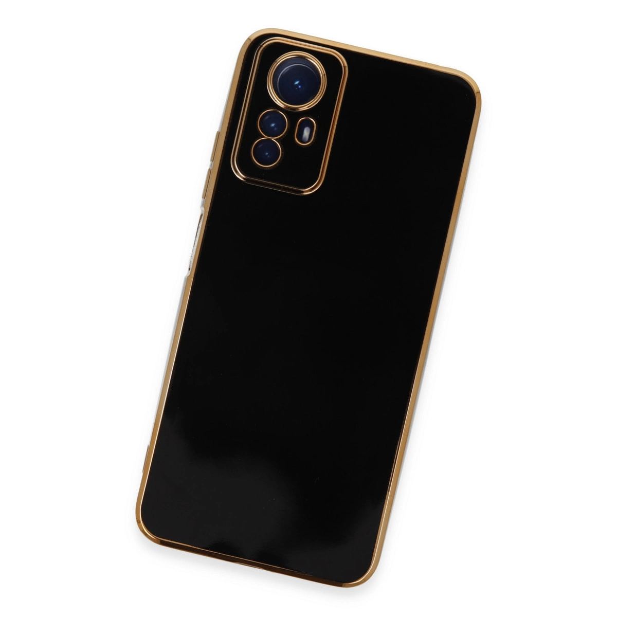Xiaomi Redmi Note 12s Kılıf Volet Silikon - Siyah