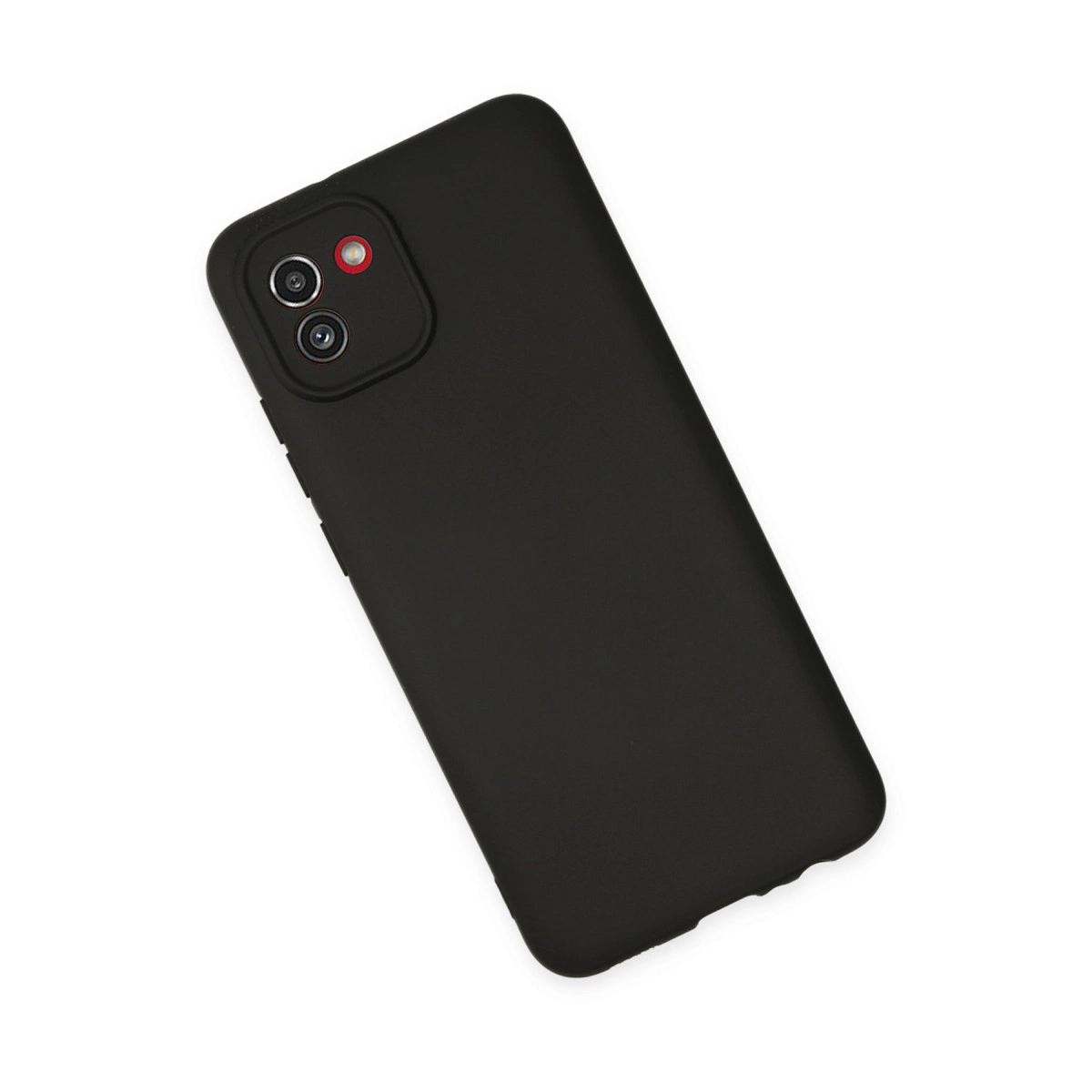 Samsung Galaxy A03 Kılıf First Silikon - Siyah
