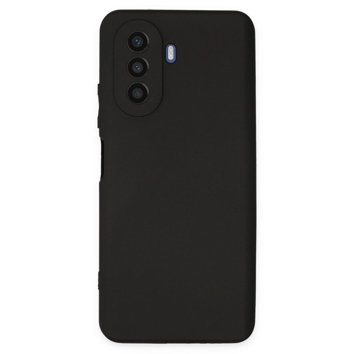 Huawei Nova Y70 Kılıf First Silikon - Siyah