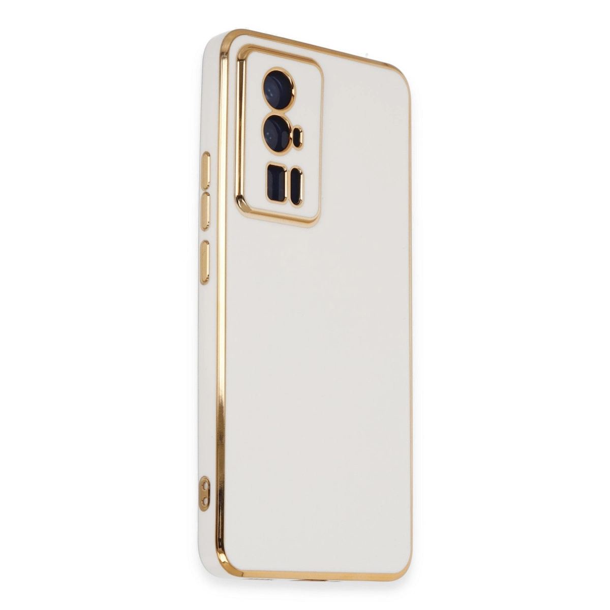 Xiaomi Poco F5 Pro Kılıf Volet Silikon - Beyaz