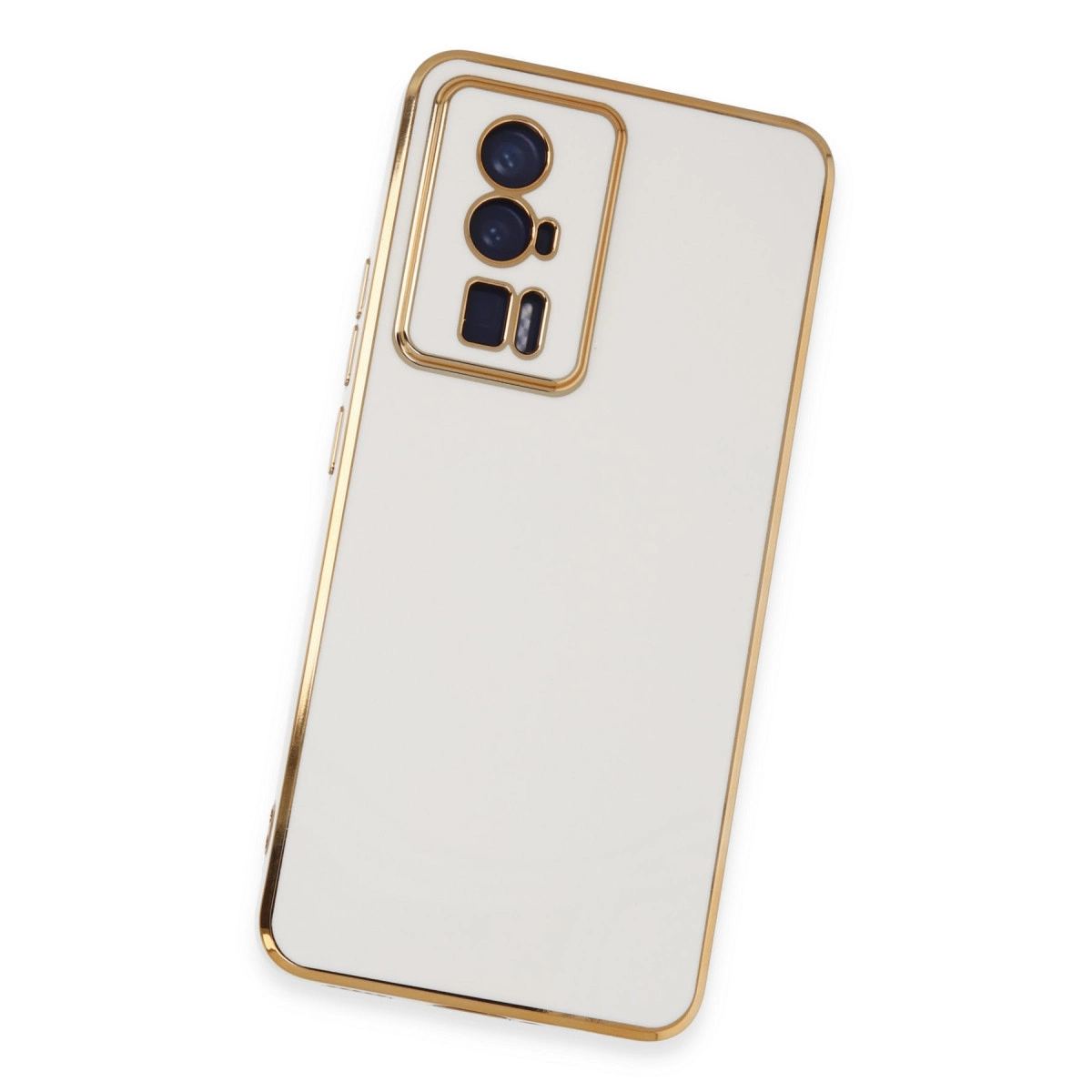 Xiaomi Poco F5 Pro Kılıf Volet Silikon - Beyaz