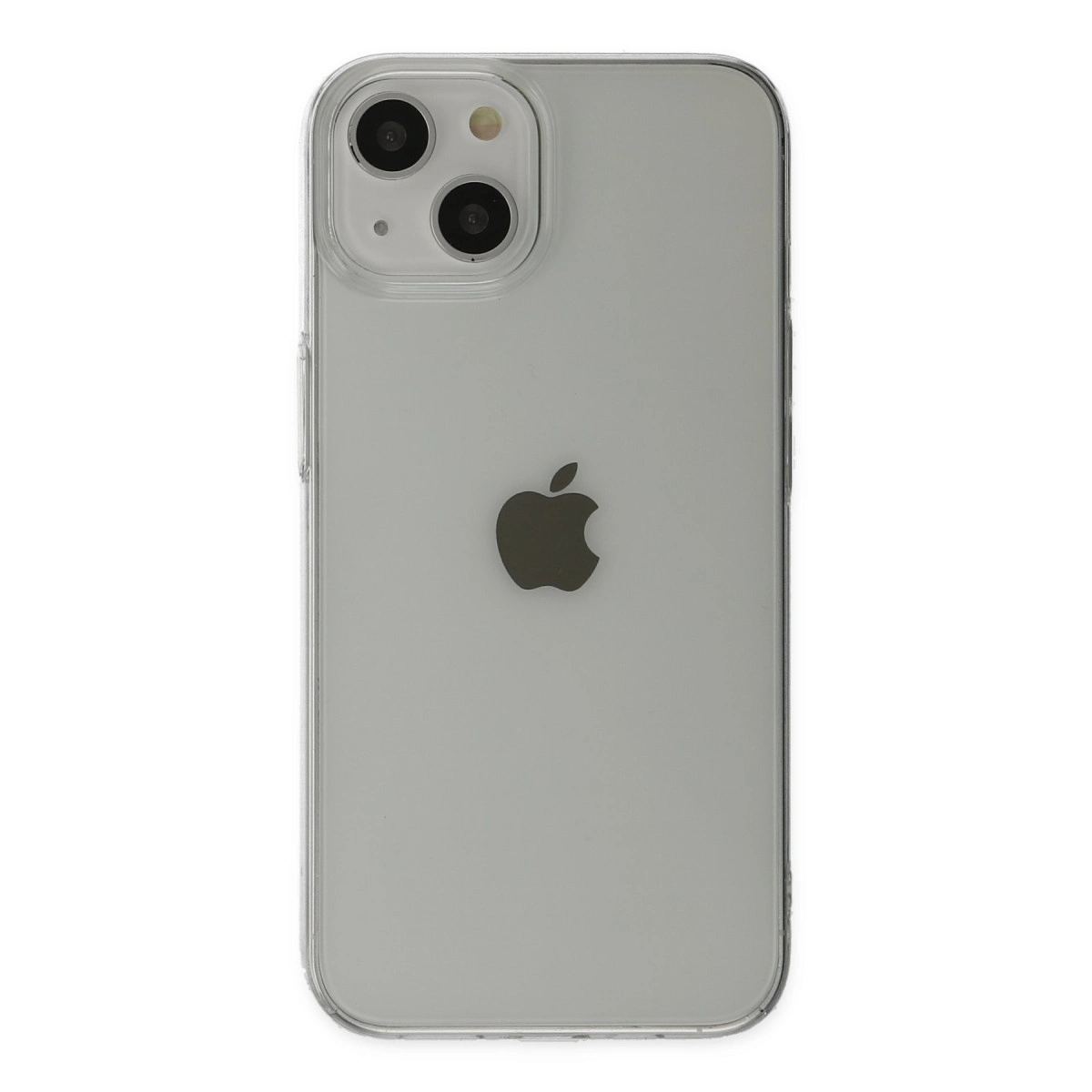 Apple İphone 14 Plus Kılıf Pc Sert Şeffaf Kapak - Şeffaf