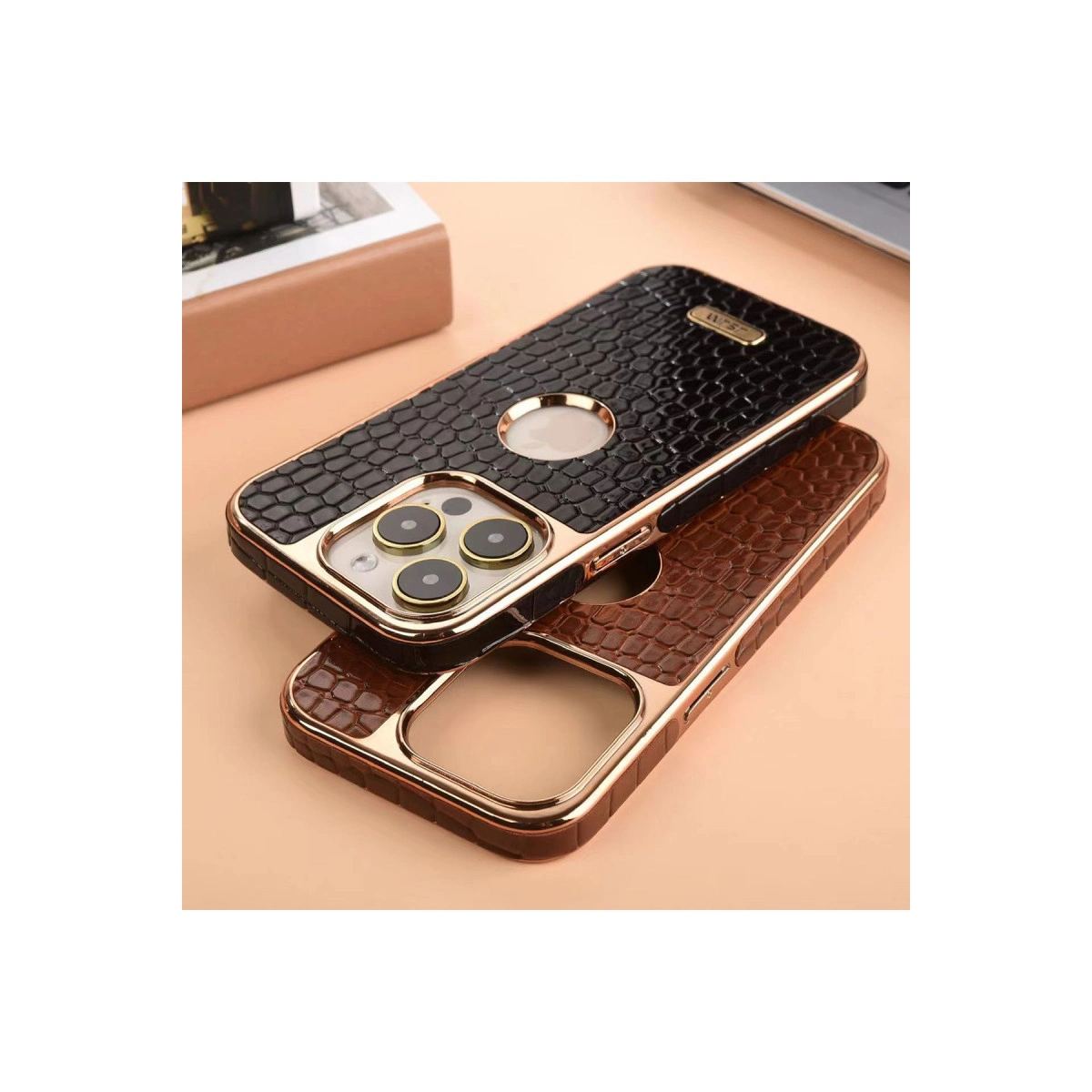 Apple İphone 14 Pro Kılıf Snake Kapak - Bordo