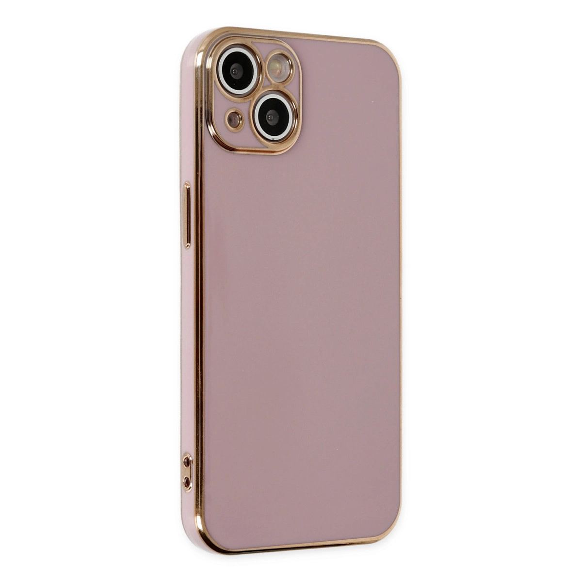 Apple İphone 14 Kılıf Volet Silikon - Mor