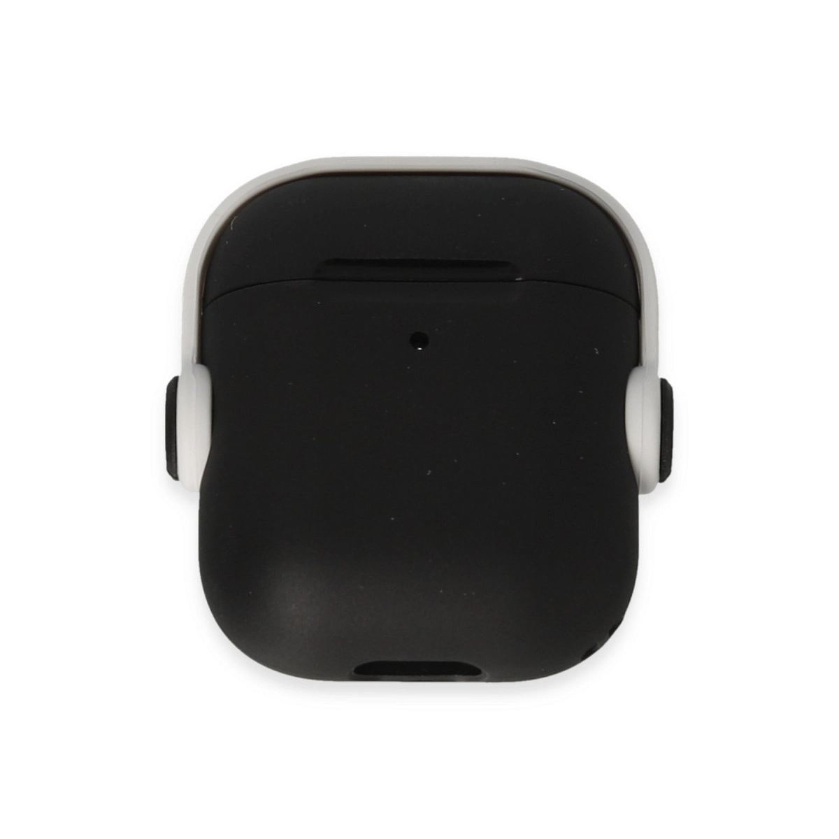 Apple Airpods 2 (2.nesil) Cool Kılıf - Siyah-beyaz