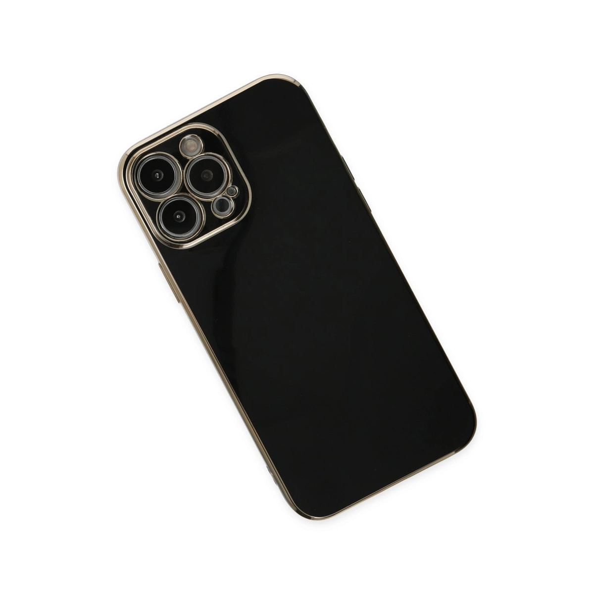 Apple İphone 14 Pro Max Kılıf Volet Silikon - Siyah