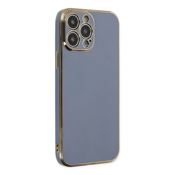 Apple İphone 14 Pro Max Kılıf Volet Silikon - Mavi
