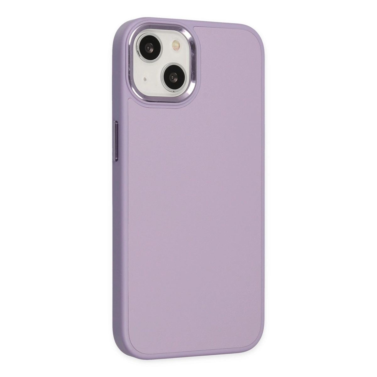 Apple İphone 14 Plus Kılıf Asya Deri Silikon - Lila