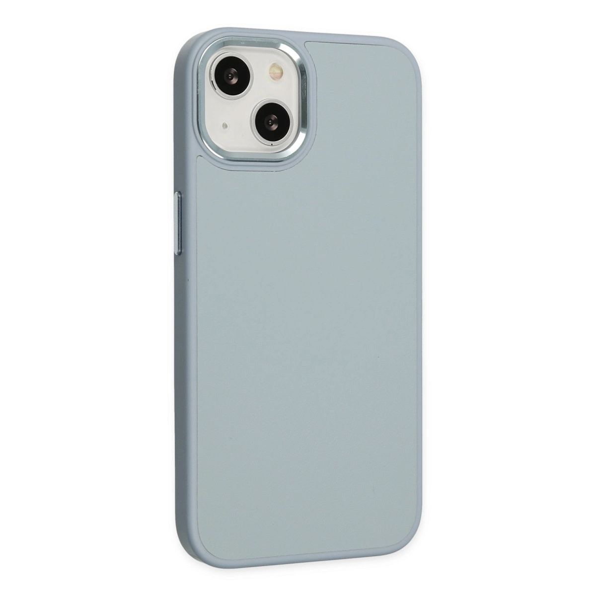 Apple İphone 14 Plus Kılıf Asya Deri Silikon - Sierra Blue