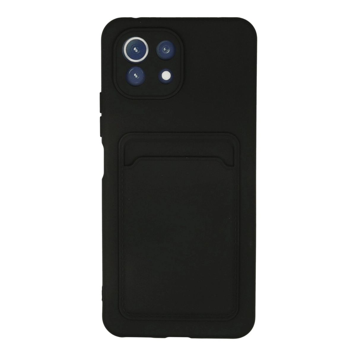 Xiaomi Mi 11 Kılıf Kelvin Kartvizitli Silikon - Siyah