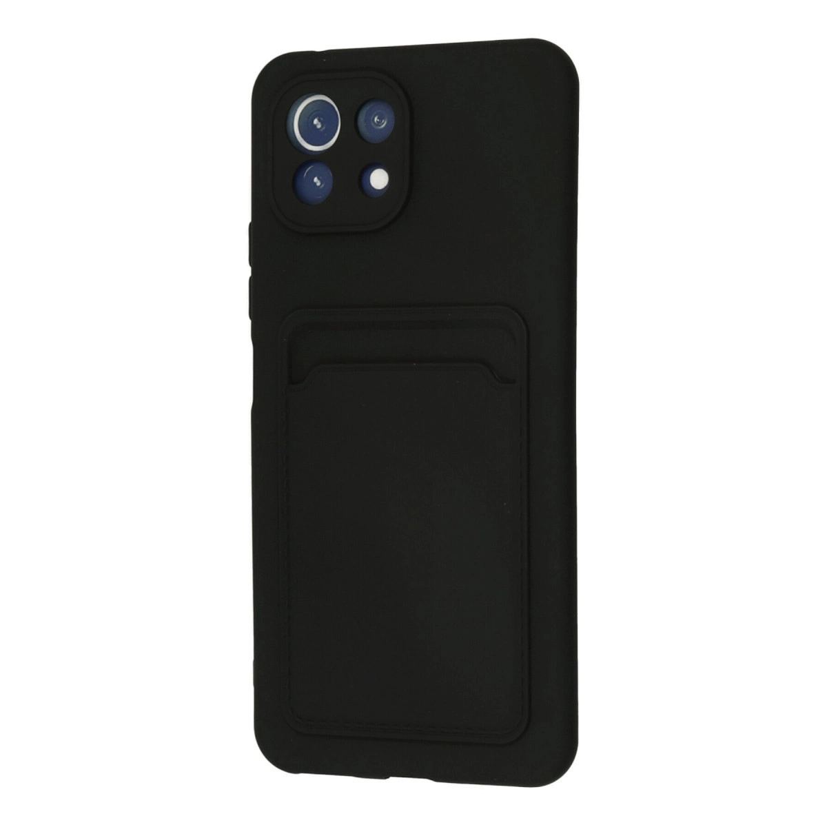 Xiaomi Mi 11 Kılıf Kelvin Kartvizitli Silikon - Siyah