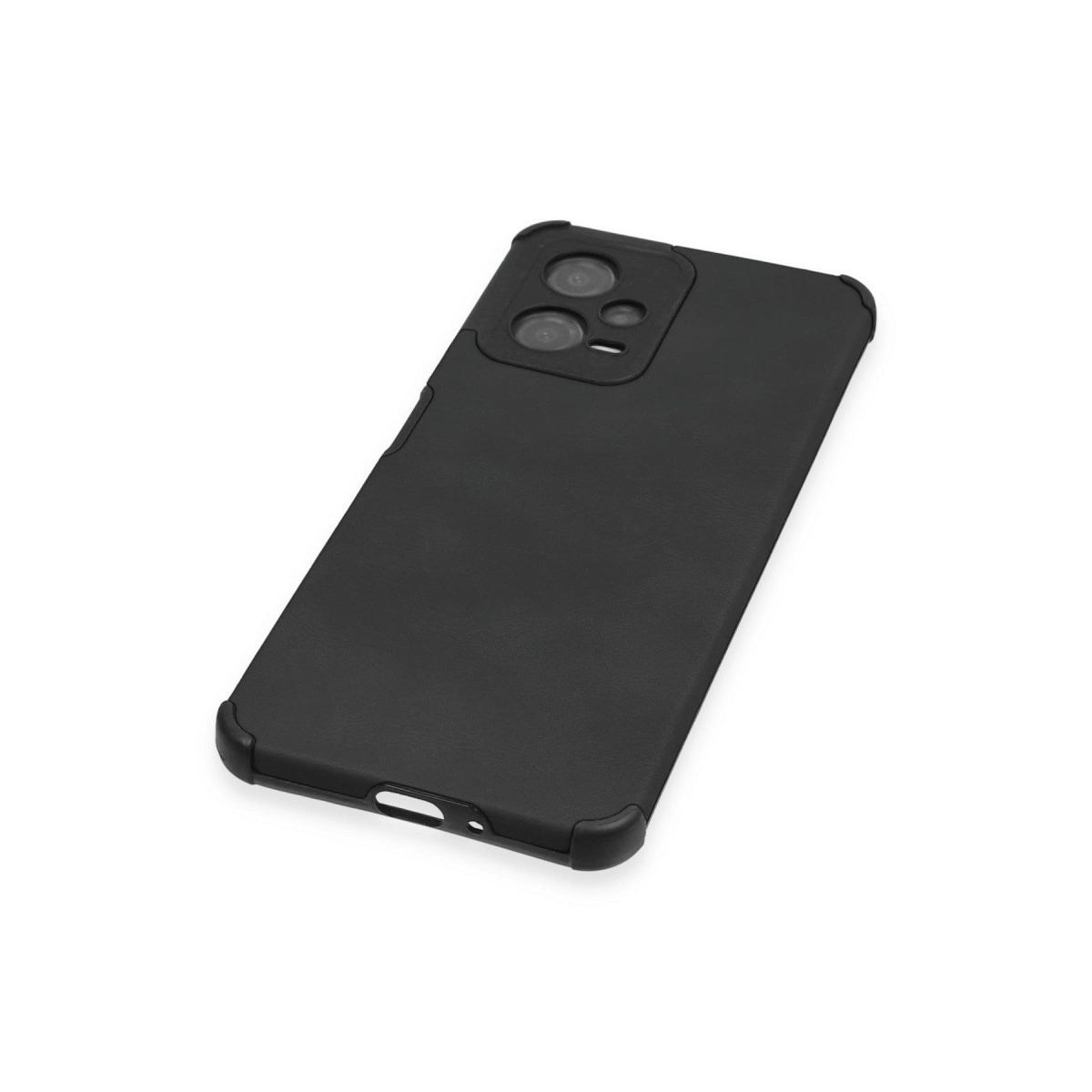 Xiaomi Redmi Note 12 5g Kılıf Loop Deri Silikon - Siyah