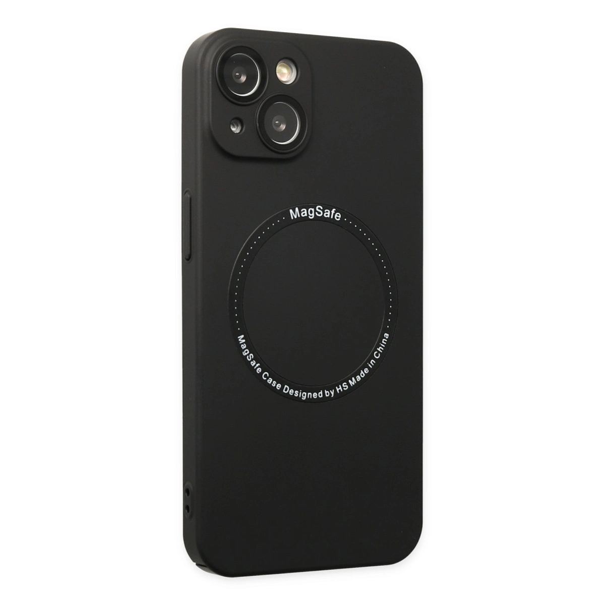 Apple İphone 14 Plus Kılıf Jack Magneticsafe Lens Silikon - Siyah