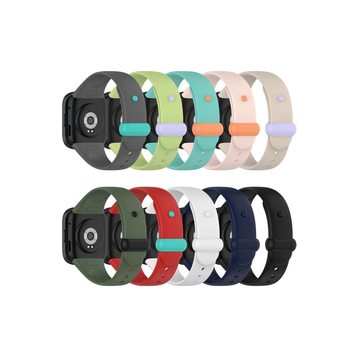 Xiaomi Redmi Watch 3 Origin Silikon Kordon (saat Değildir) - Bej