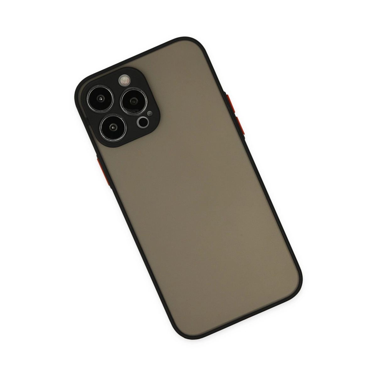 Apple İphone 14 Pro Kılıf Montreal Silikon Kapak - Siyah