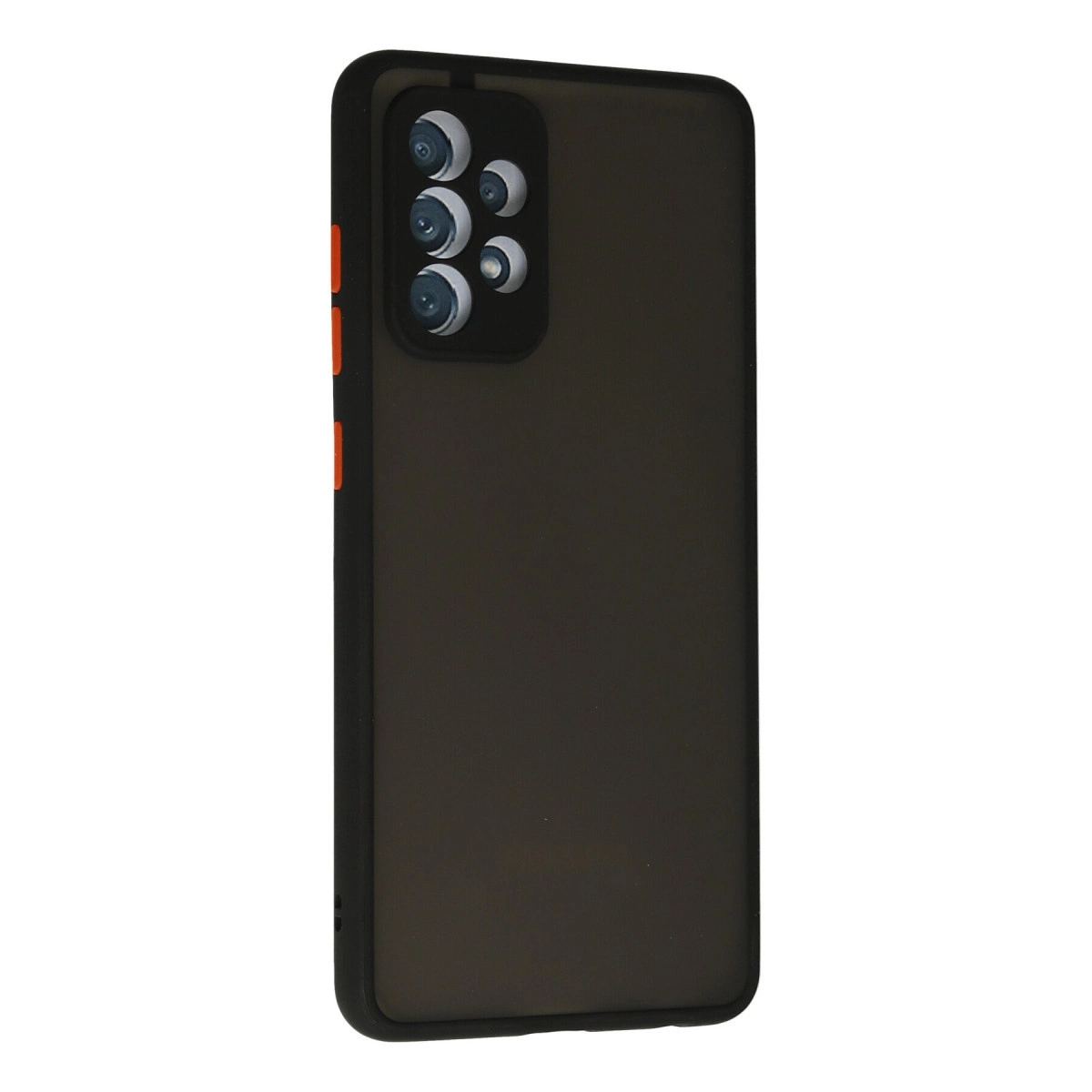 Samsung Galaxy A72 Kılıf Montreal Silikon Kapak - Siyah