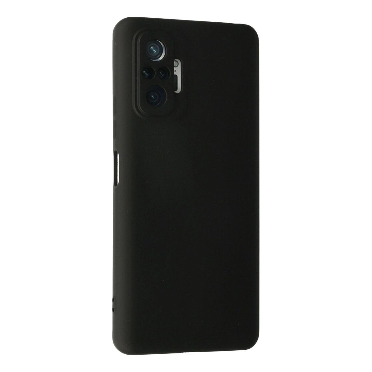 Xiaomi Redmi Note 10 Pro Kılıf Nano İçi Kadife Silikon - Siyah