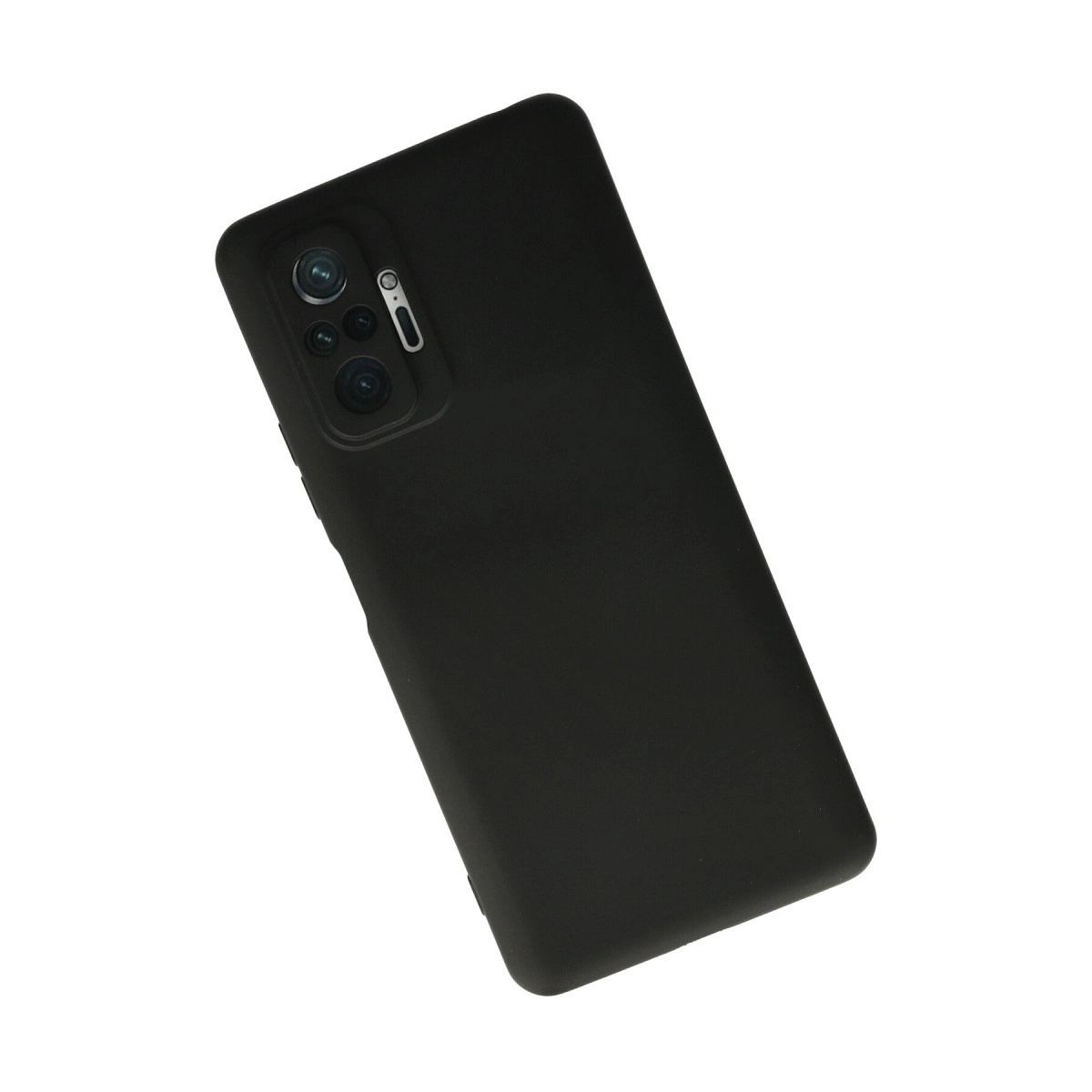 Xiaomi Redmi Note 10 Pro Kılıf Nano İçi Kadife Silikon - Siyah