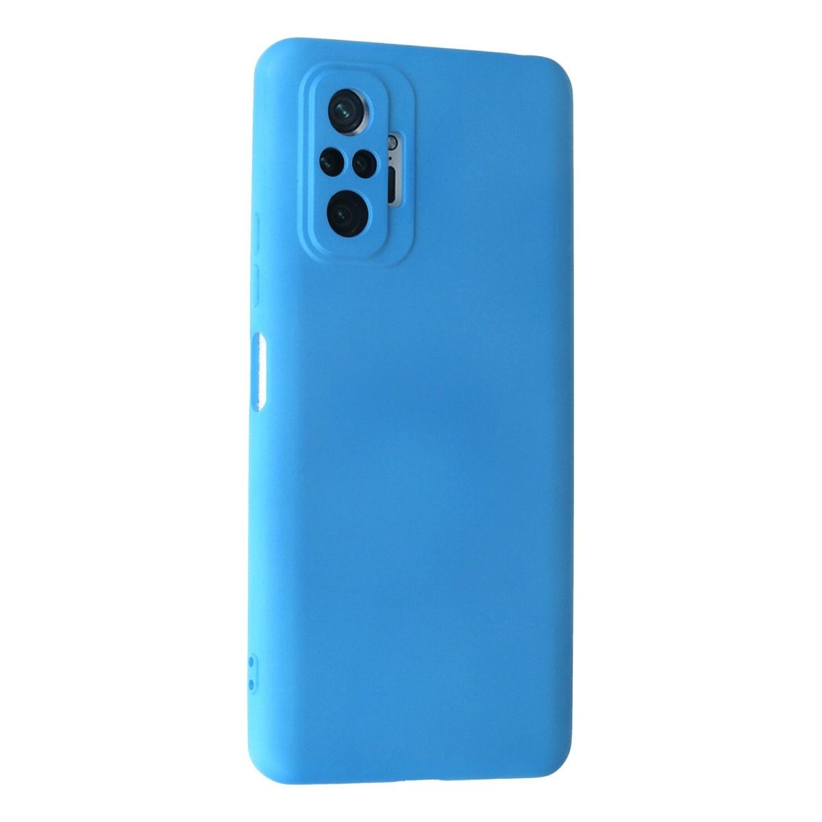 Xiaomi Redmi Note 10 Pro Kılıf Nano İçi Kadife Silikon - Mavi