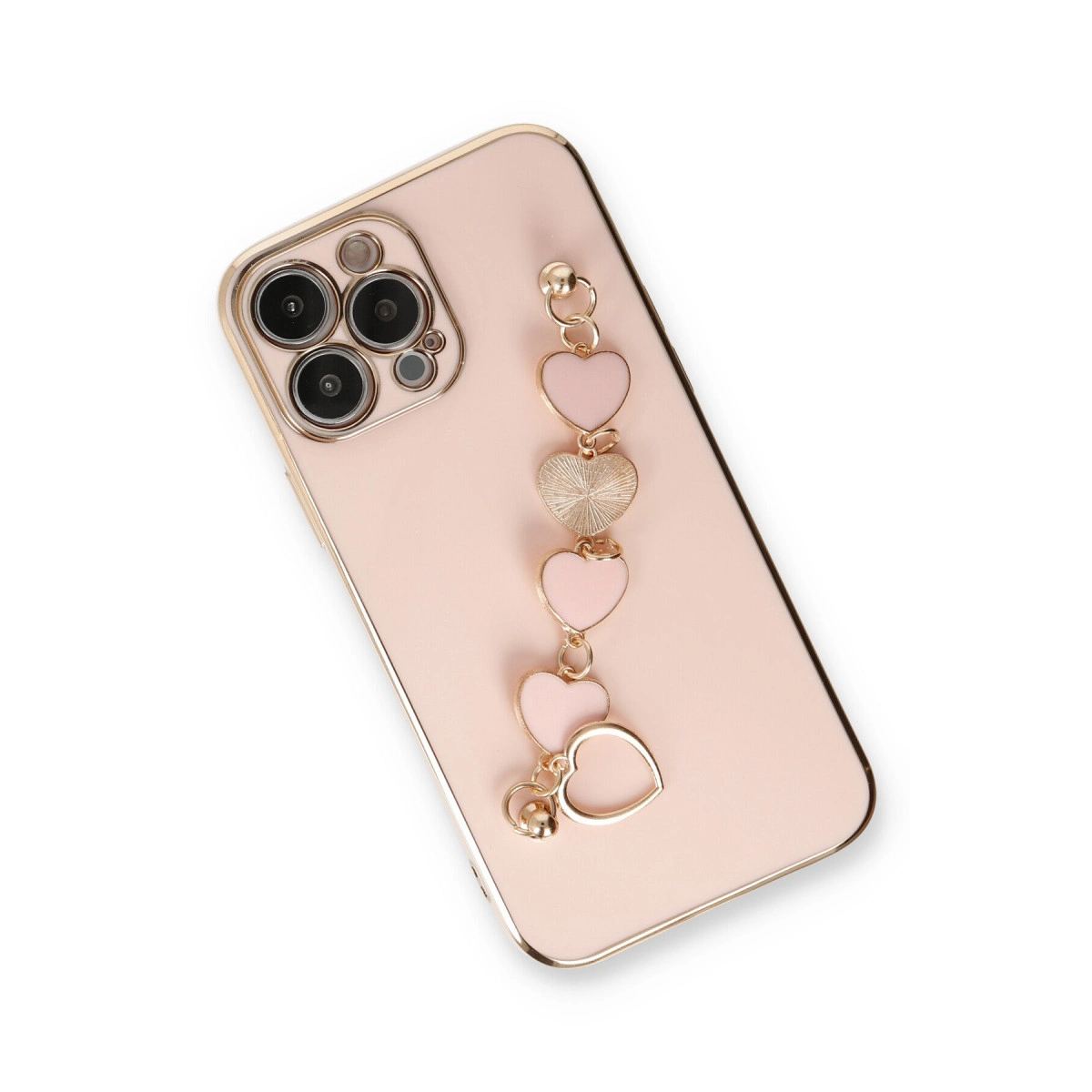 Apple İphone 14 Pro Kılıf Esila Silikon - Pudra