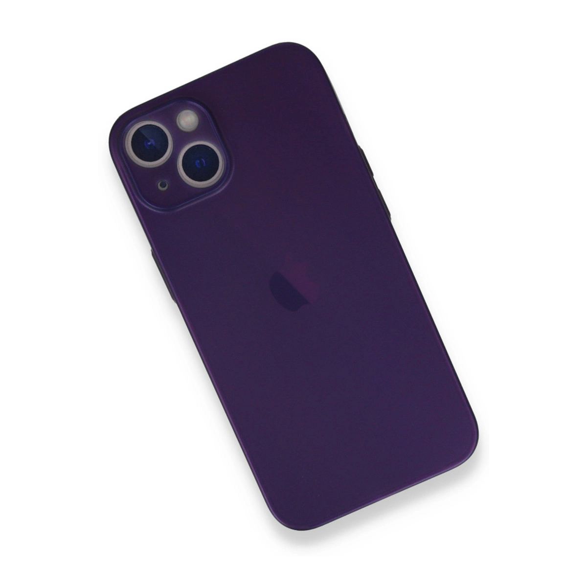 Apple İphone 14 Plus Kılıf Pp Ultra İnce Kapak - Mor