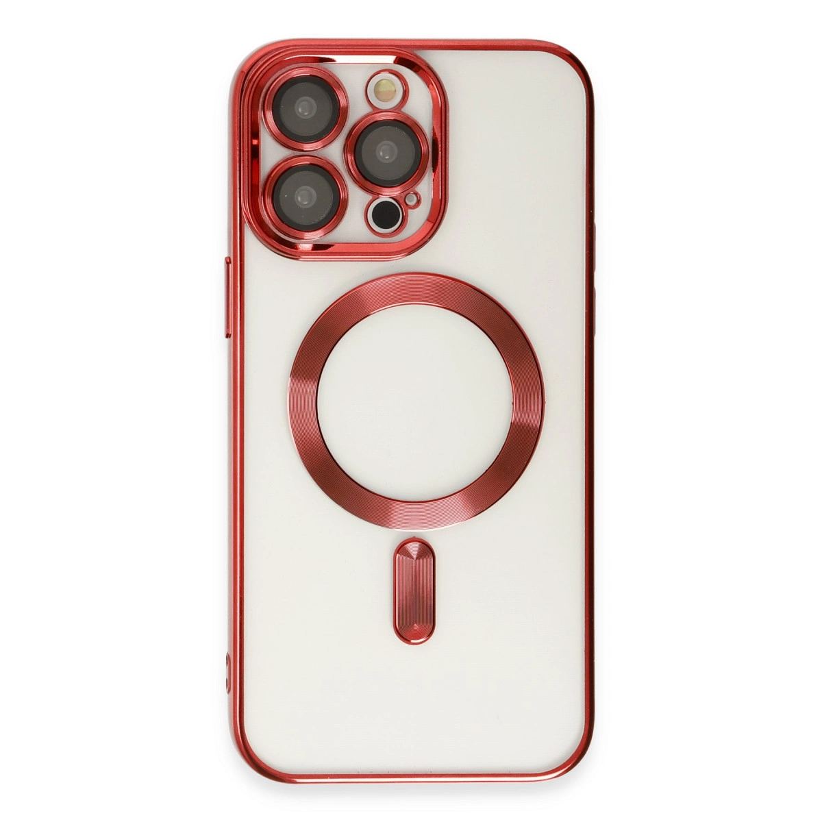Apple İphone 15 Pro Max Kılıf Kross Magneticsafe Kapak - Kırmızı