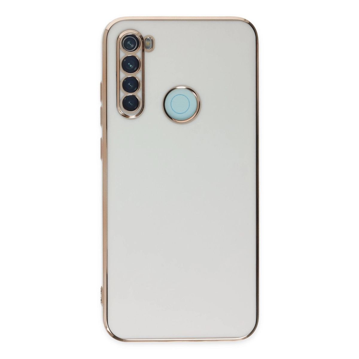 Xiaomi Redmi Note 8 Kılıf Volet Silikon - Beyaz