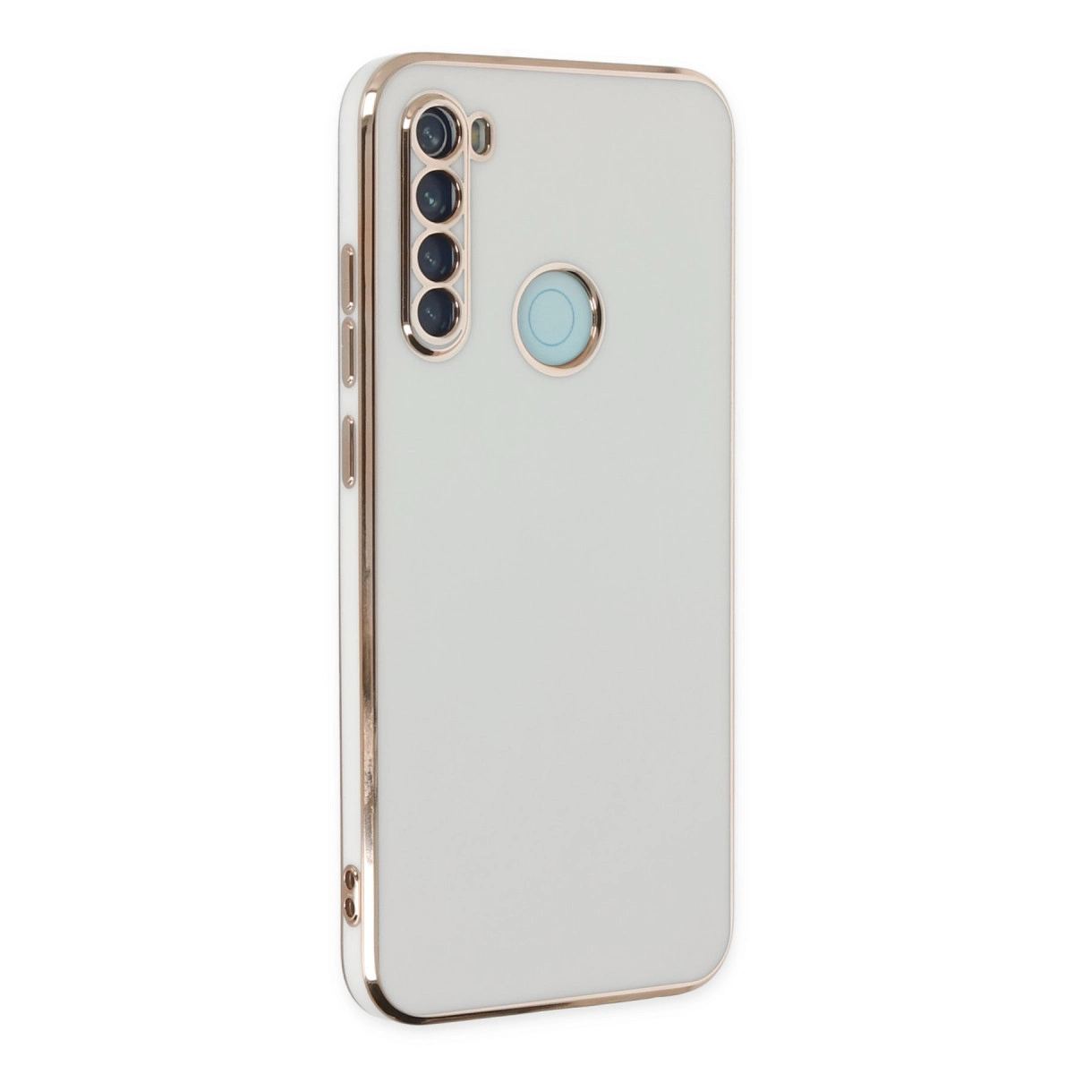 Xiaomi Redmi Note 8 Kılıf Volet Silikon - Beyaz
