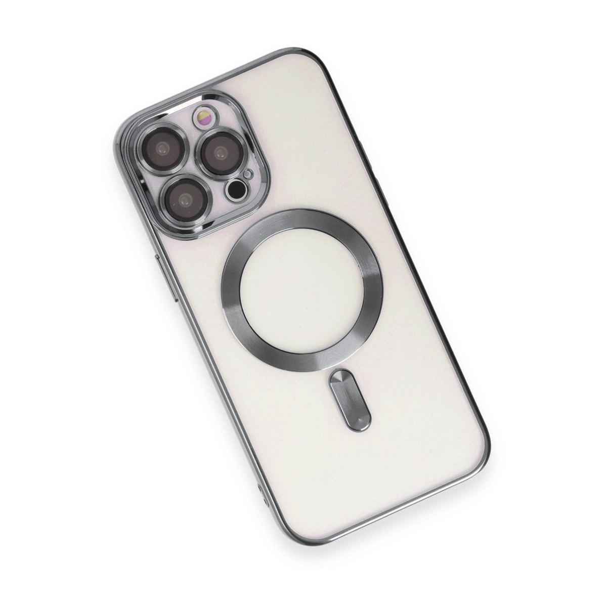 Apple İphone 15 Pro Max Kılıf Kross Magneticsafe Kapak - Titan Gri