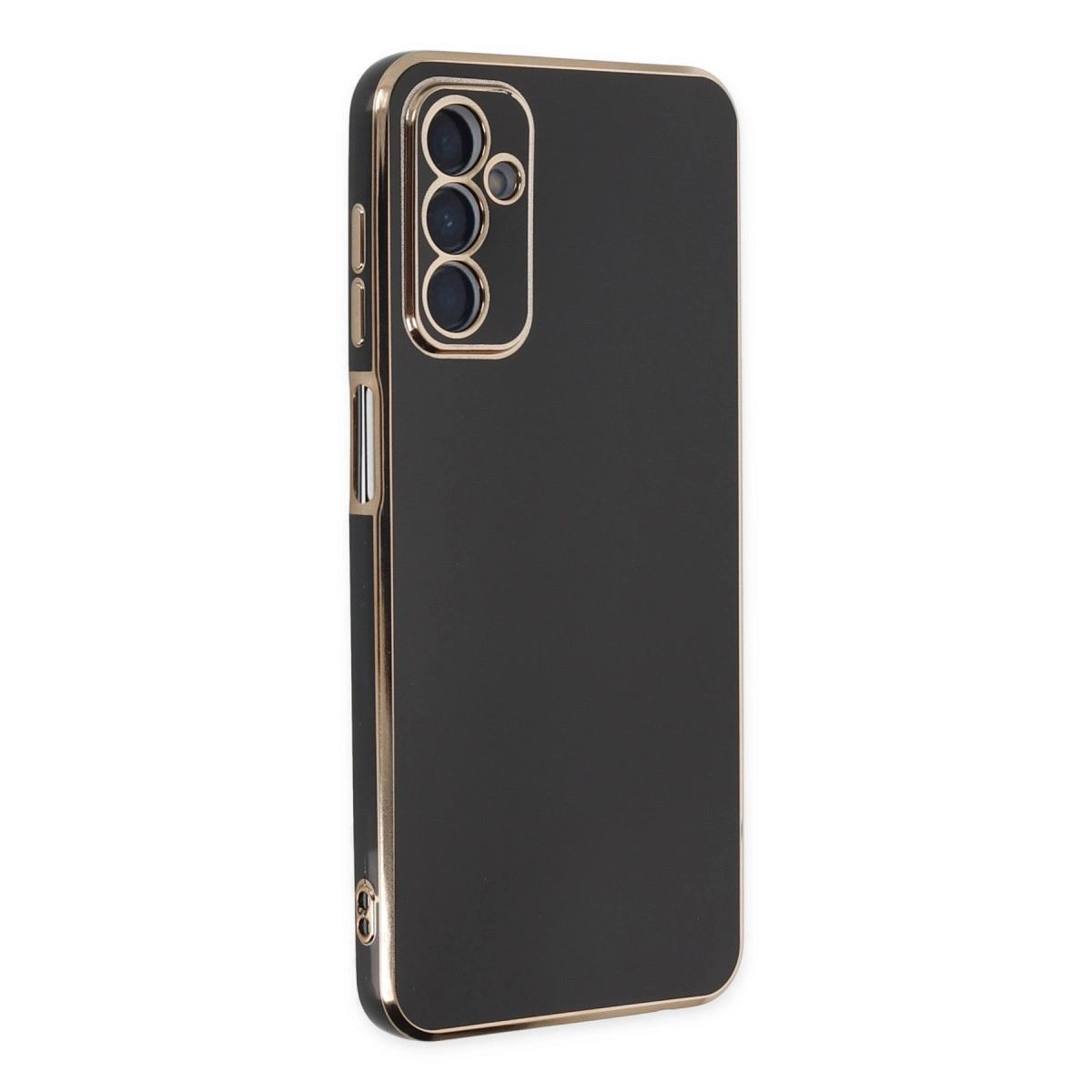 Samsung Galaxy M23 Kılıf Volet Silikon - Siyah