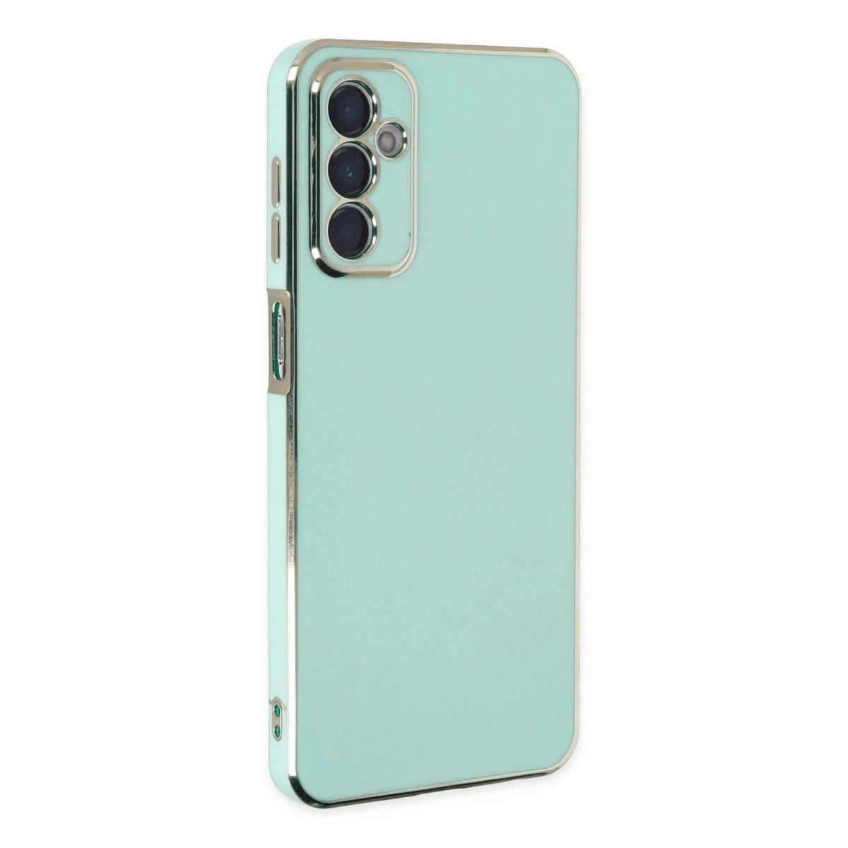 Samsung Galaxy M23 Kılıf Volet Silikon - Açık Yeşil