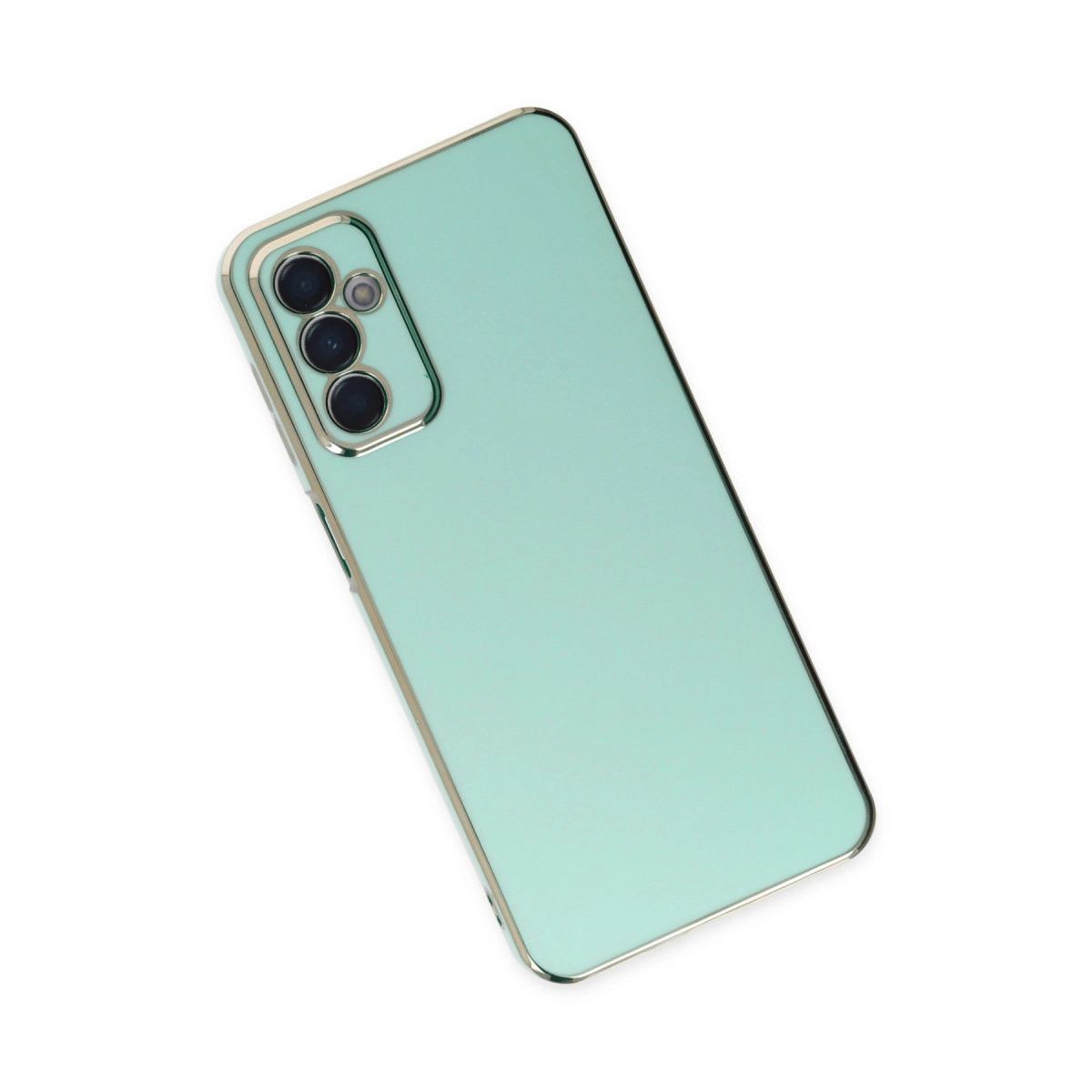 Samsung Galaxy M23 Kılıf Volet Silikon - Açık Yeşil