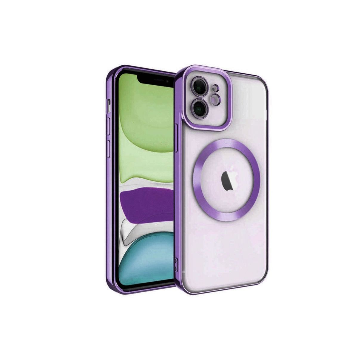 Apple İphone 11 Kılıf Kross Magneticsafe Kapak - Mor
