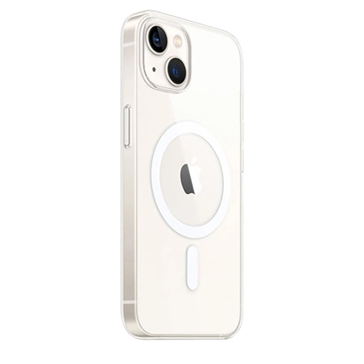 Apple İphone 15 Plus Kılıf Magneticsafe Şeffaf Silikon - Şeffaf