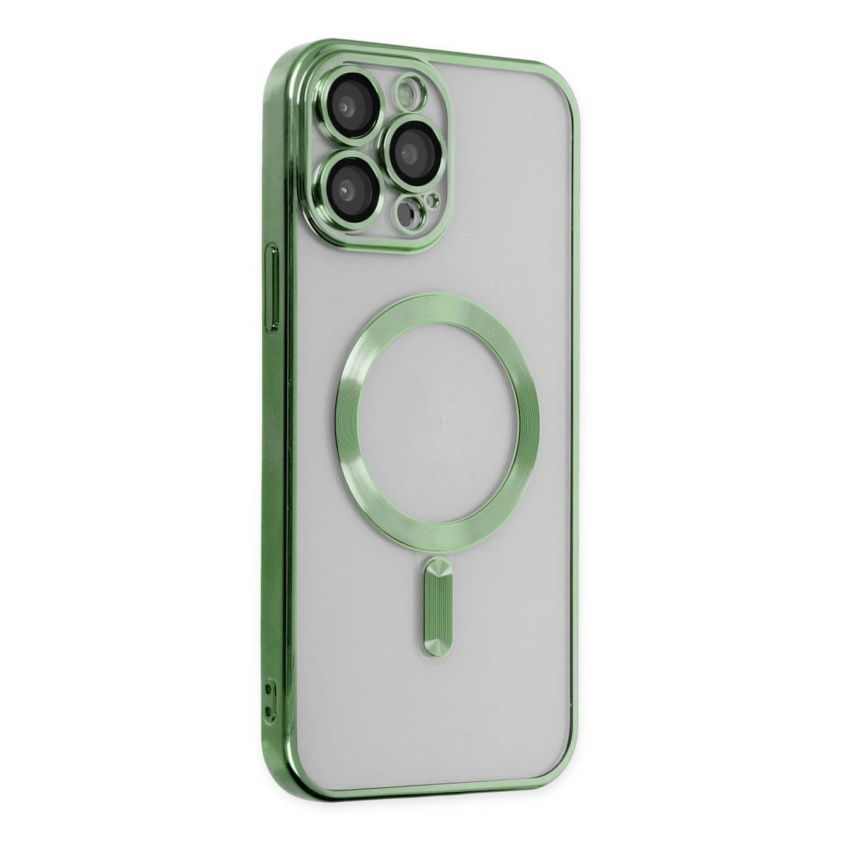 Apple İphone 13 Pro Max Kılıf Kross Magneticsafe Kapak - Koyu Yeşil