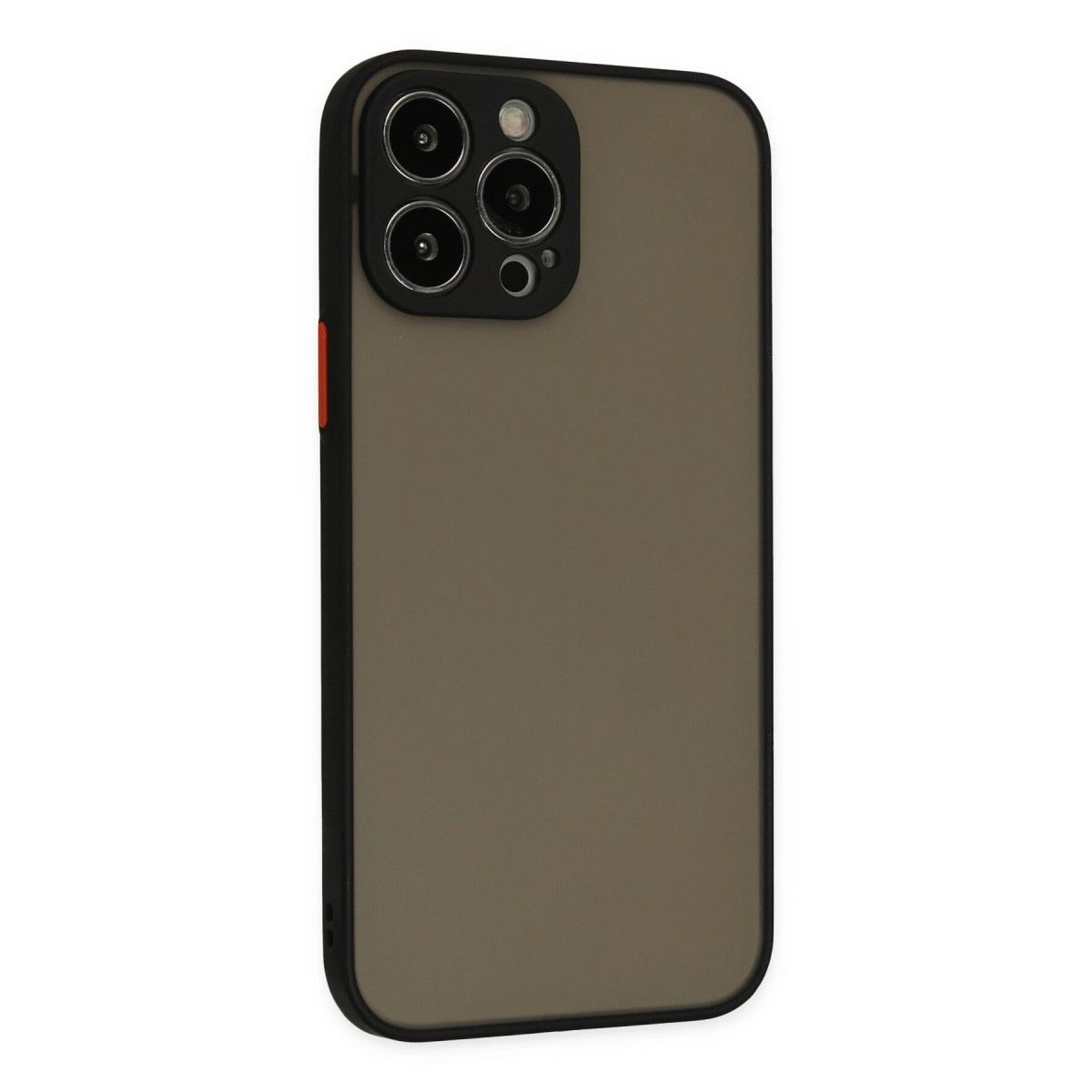 Apple İphone 15 Pro Kılıf Montreal Silikon Kapak - Siyah