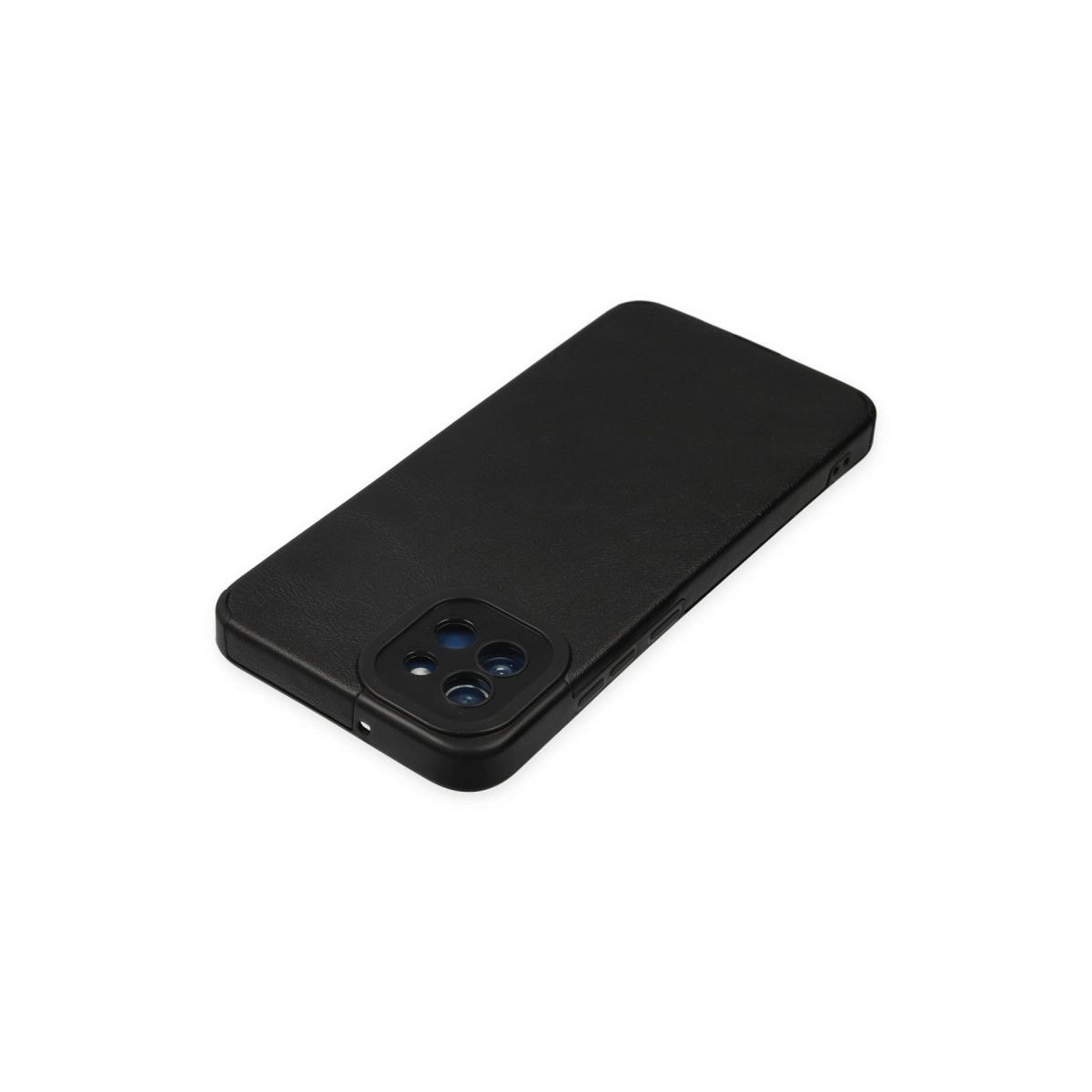 Samsung Galaxy A03 Kılıf Loop Deri Silikon - Siyah